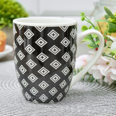 Кружка 250мл керамическая, цвет в ассортименте, NNAC-3454