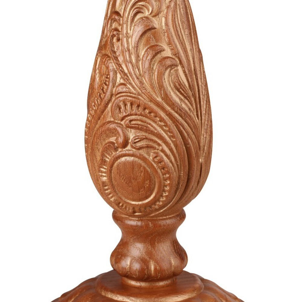 Лампа настольная «Анетто» коричневый дуб с золотой патиной А06КЗ