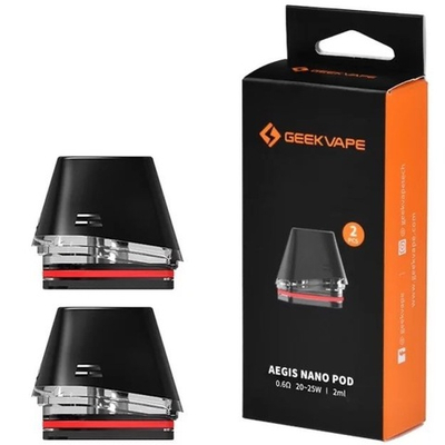 Картридж Geek Vape Aegis Nano Pod, 0.6 ohm 2ml Red (2шт/упак)