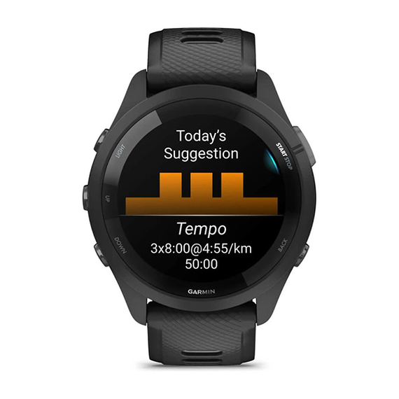 Умные часы Garmin Forerunner 265 010-02810-10 черно-серые