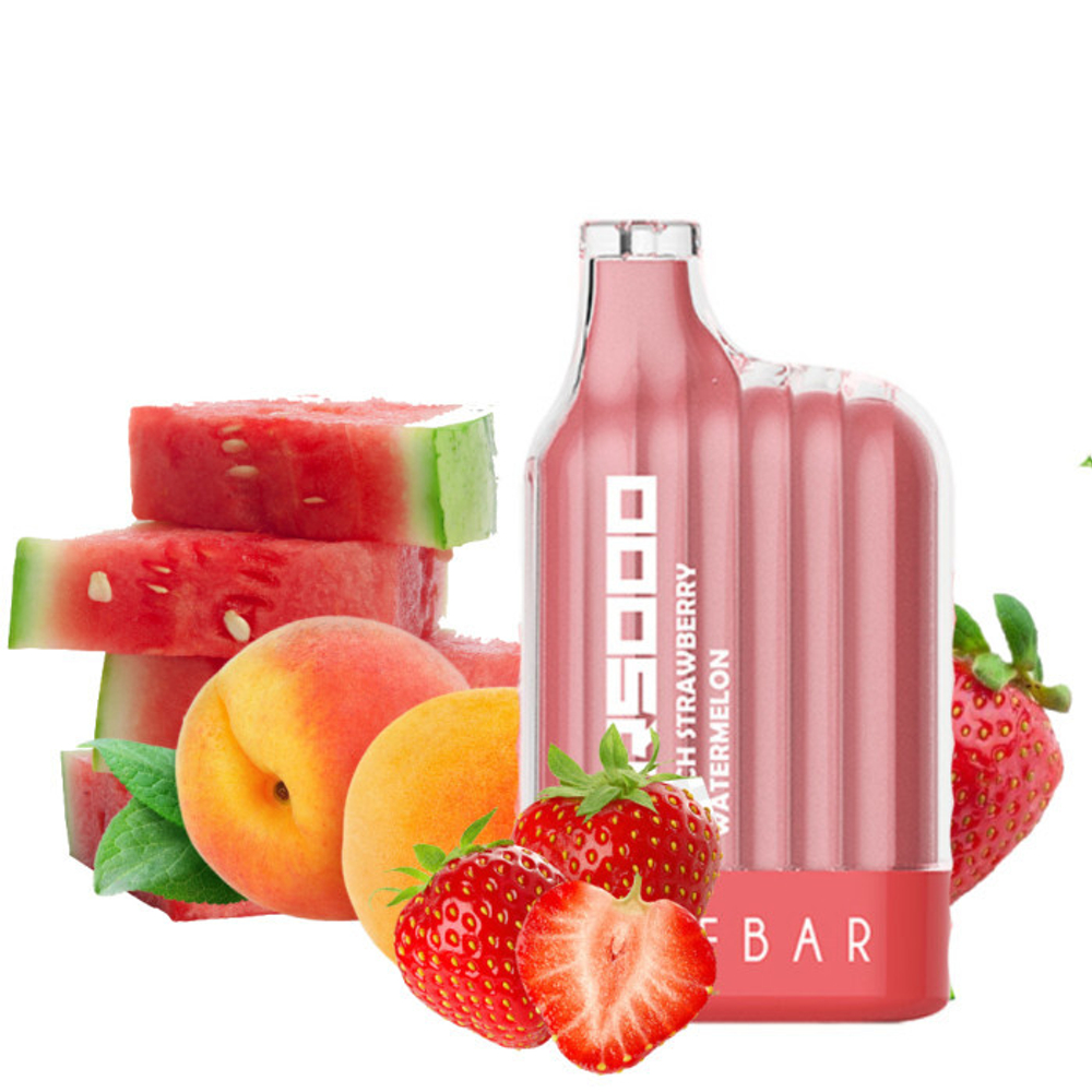 Elf Bar CR5000 - Peach Strawberry Watermelon (5% nic)
