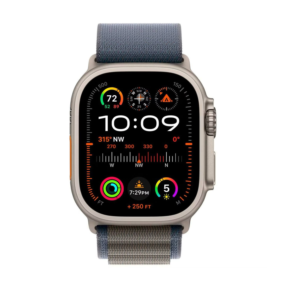 Apple Watch Ultra 2 (2023) 49 мм Titanium Case with Blue Alpine Loop M