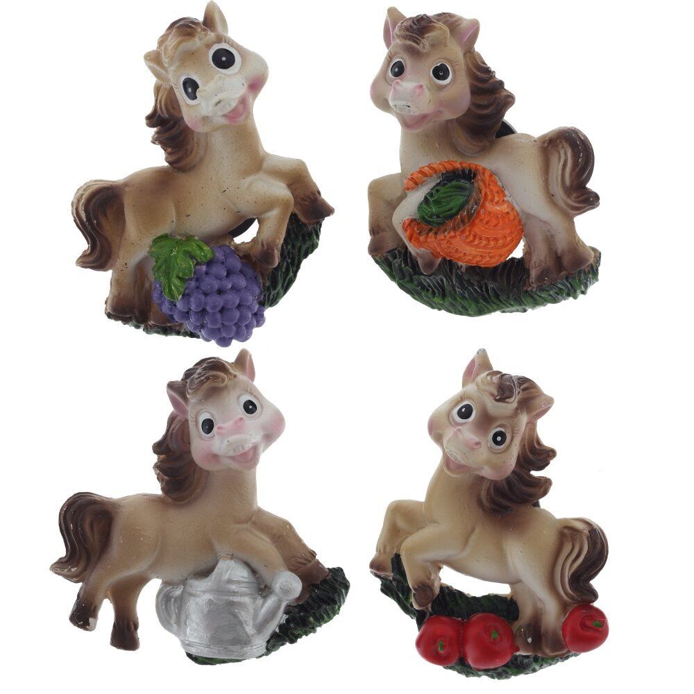 GAEM Магнит "Лошадка", L5 W2 H7 см, 4в.