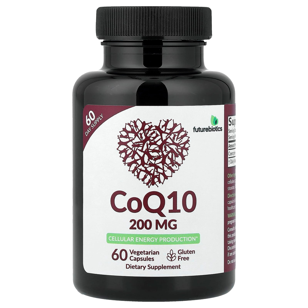 Futurebiotics, коэнзимQ10, 200 мг, 60 вегетарианских капсул