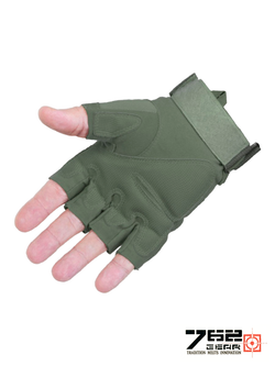 Перчатки беспалые с костяшками Oakley (Tactica 7.62 Gear) Factory Pilot Gloves (OK-323). Олива