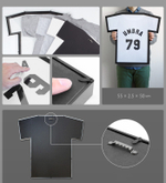 Рамка для футболки t-frame, 50,5х55,5 см, черная