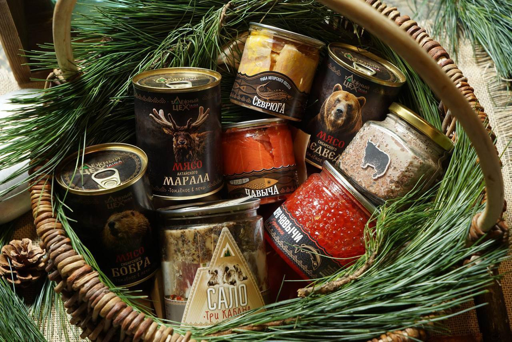 Подарочная корзина с наполнением на Ваш выбор