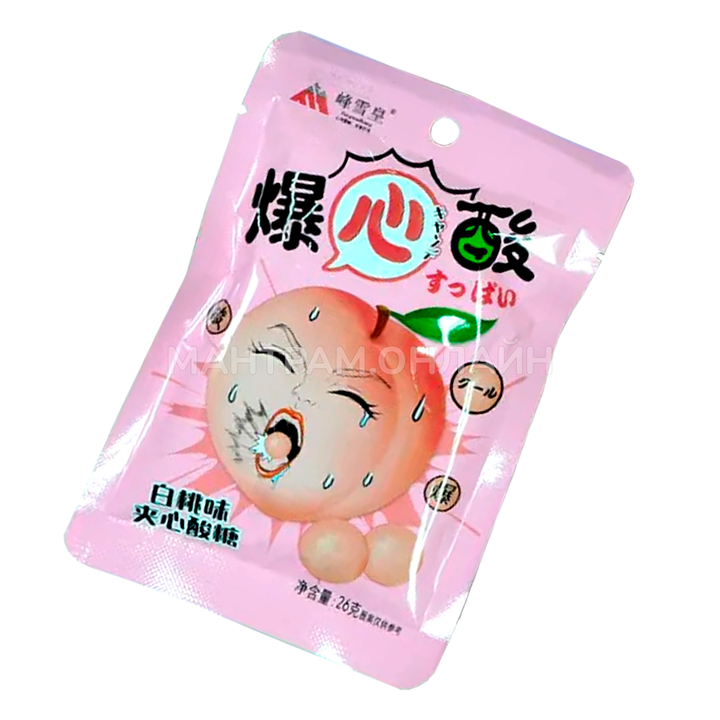 Конфеты FengxueHuang вкус Персик 26 г