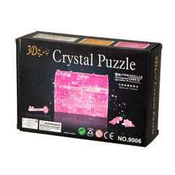 3D-Пазл Сундук Розовый Crystal Puzzle