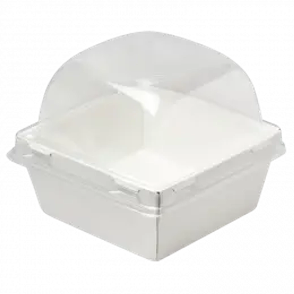 Коробка белая с купольной крышкой SMART PACK 300 85 х 85 х 95 мм
