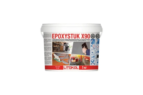 Затирочная смесь LITOKOL EPOXYSTUK X90 C.00 эпоксидная 5 кг