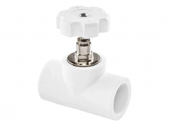 Вентиль проходной TEBO сварка 32 белый 35325