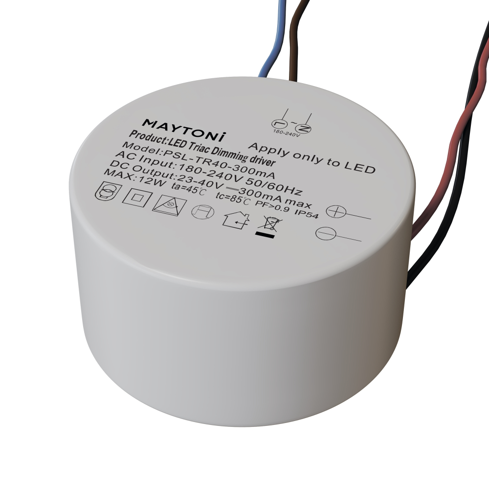 Источник питания Triac 12W IP54 Maytoni PSL-TR40-300mA