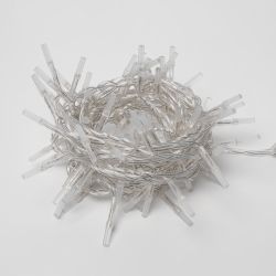 ULD-S0500-100-DTA MULTI IP20 CRYSTAL Гирлянда светодиодная. 5м. 100 светодиодов. Разноцветный свет. Провод прозрачный. TM Uniel.
