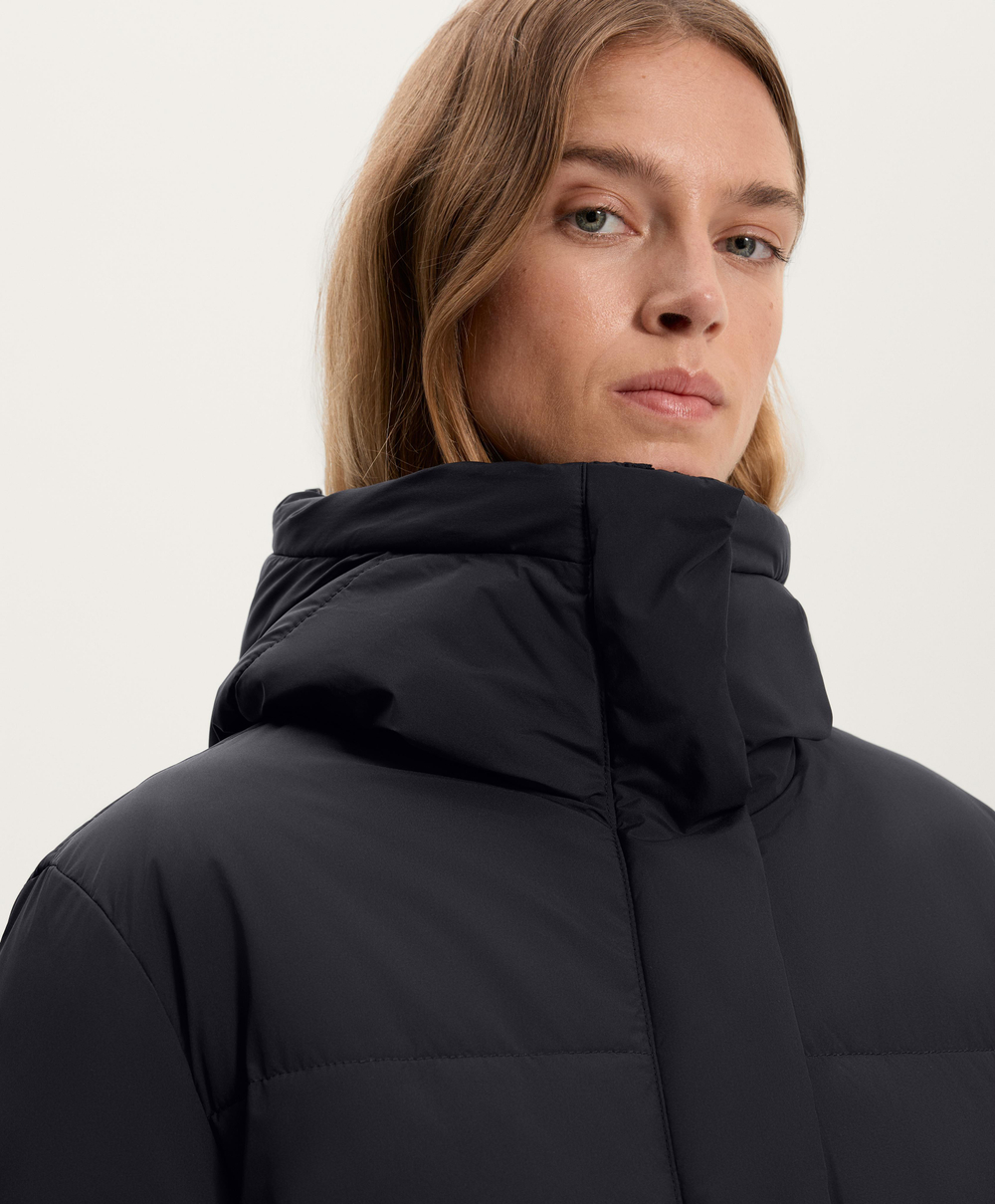 Oysho Водоотталкивающая утепленная куртка Primaloft®, черный