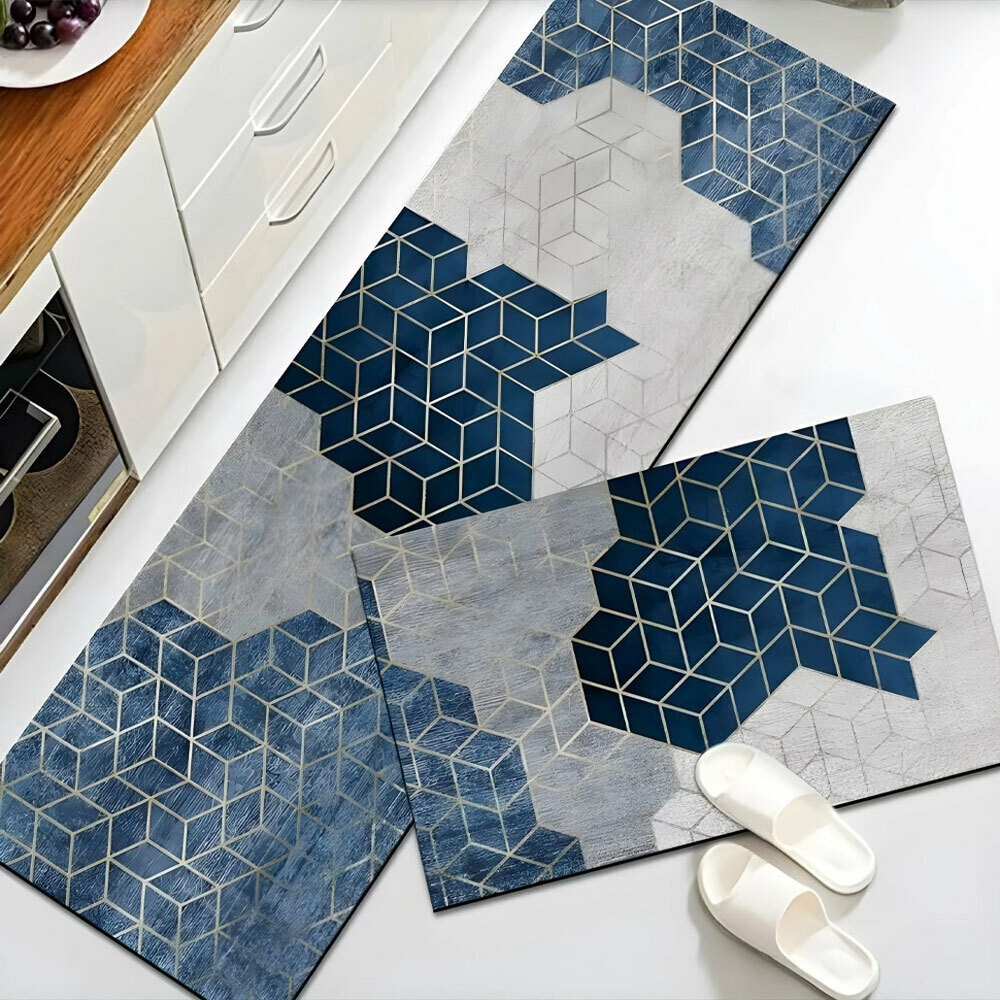 Набор ковриков 2шт 40*60см/40*120см, полиэстер, BZ-MD-JZRTPR203