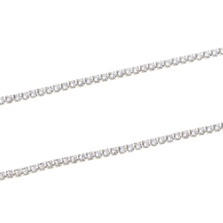 Колье-чокер, тонкая полоса цирконов