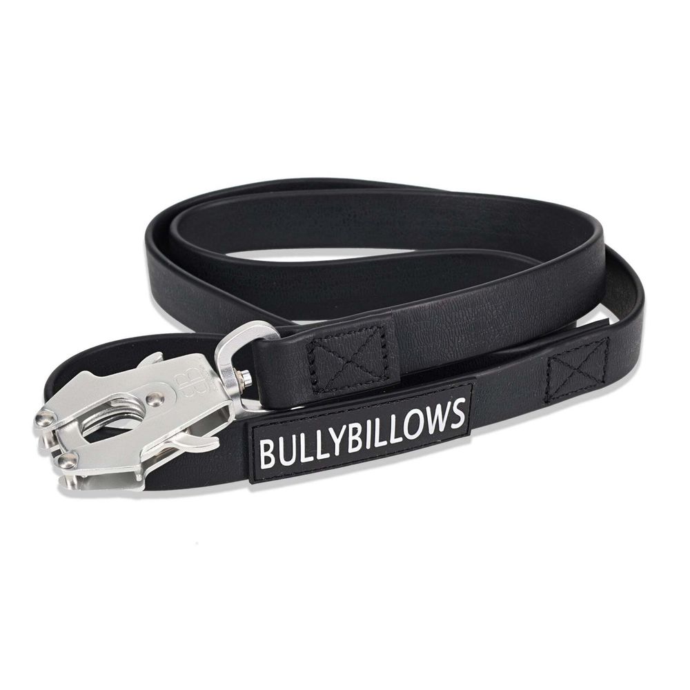 Поводок Billowthane Combat MATTE SILVER BullyBillows