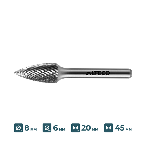 Борфреза по металлу ALTECO G 0820/6 MX