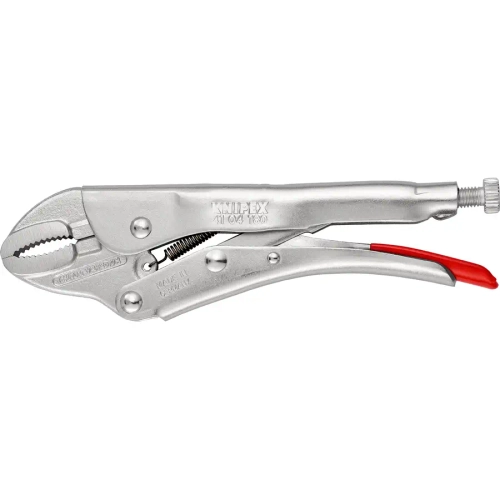 Клещи зажимные никелирование 180 мм Knipex 41 04 180