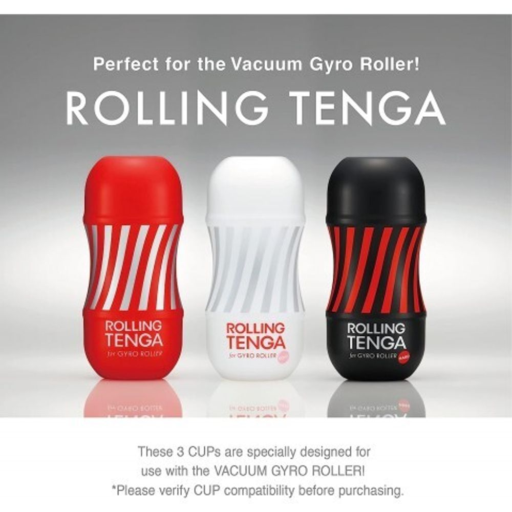 Набор Tenga Vacuum Gyro Roller: Мастурбатор и устройство для вращения и создания вакуума