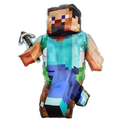 Пиксельный человечек майнкрафт