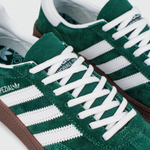 кроссовки Adidas Spezial Green / White Wmns