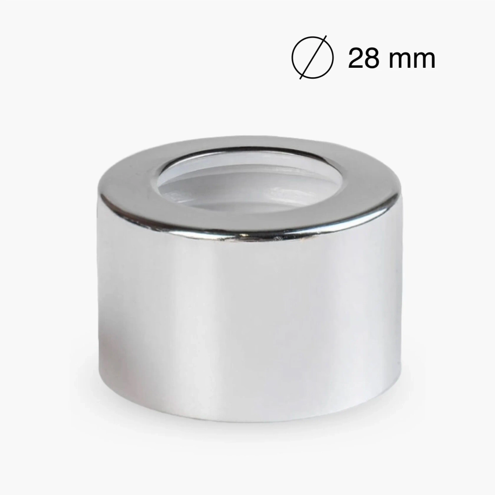 Крышка для диффузора винтовая (28) серебро