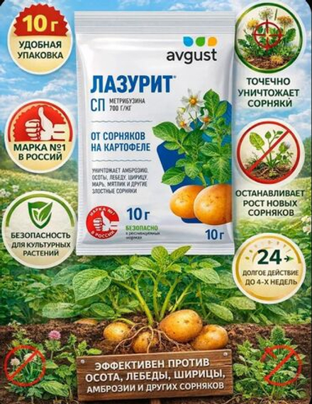 Лазурит от сорняков на картофеле, 10 мл