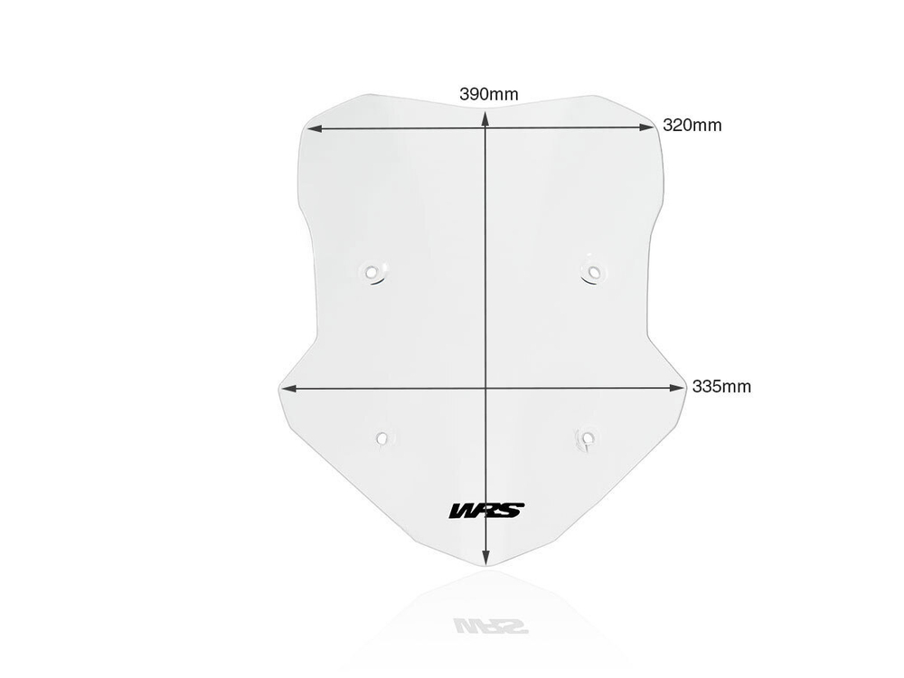 WRS STANDARD стекло BMW F 900 XR (2020-2023) прозрачное