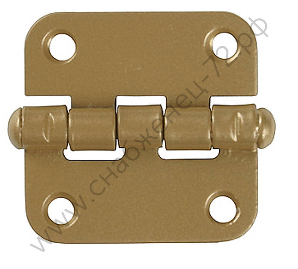 ПН-40 40x40х1.5 мм, цвет золотой металлик, карточная петля (37623-40)