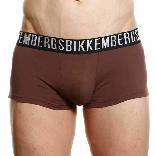 Мужские трусы боксеры коричневые Bikkembergs Brown  Boxer