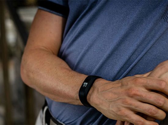 Фитнес-браслет Garmin Vivofit 3 Черный (стандартного размера) 010-01608-06