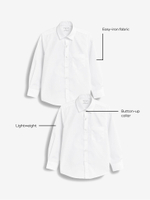 Рубашка школьная для мальчика Next M13-605, 2 шт., Белый