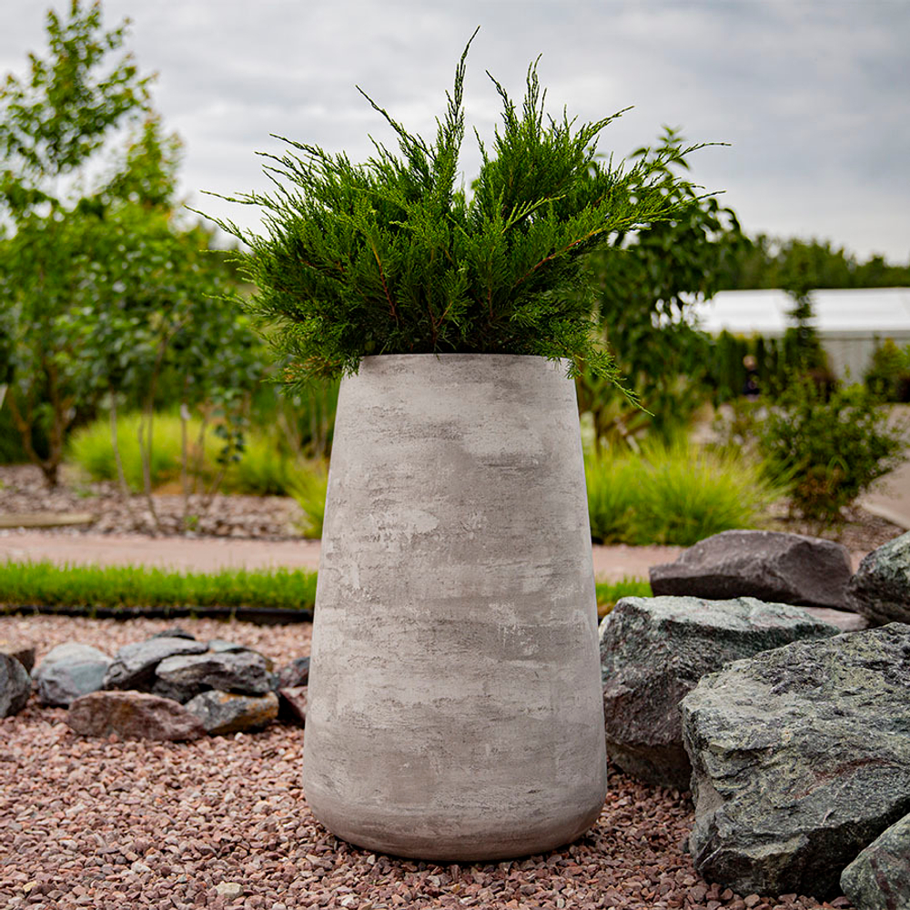 Кашпо Concretika Cube 40x40x40 Concrete Grey Light