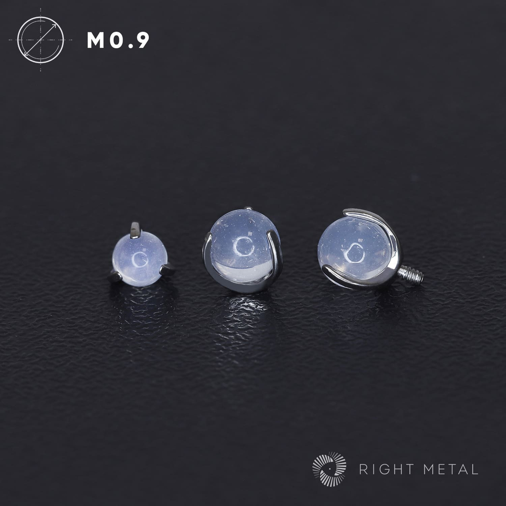 Ball 3-Prongs 3мм/4мм/5мм White Opal