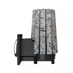 Дровяная банная печь Grill'D Cometa Vega 180 Long Window Max Stone Pro (Серпентинит)