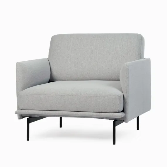 Кресло Bebe, светло-серое