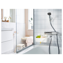 IKEA TISKEN  (ИКЕА ТИСКЕН)  -  Корзина с присосками, белая