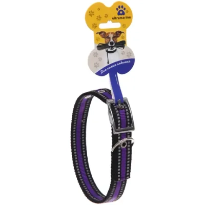 Ошейник для собак 2*48см «Дружок-Фиолетовое оригами» Ultramarine