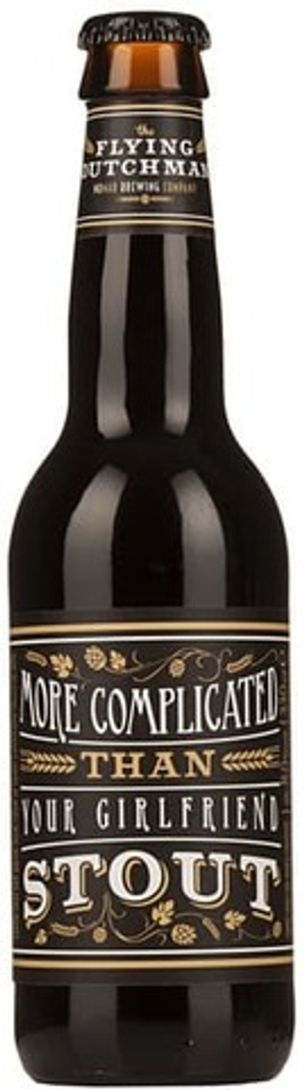 Пиво Флаин Датчман Компликейтед Стаут / Flying Dutchman More Complicated Than Your Girlfriend Stout 0.33 - стекло