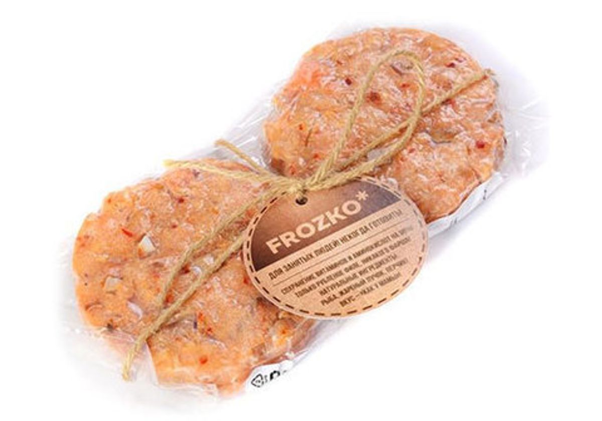 Медальоны из рубленого лосося, 200г