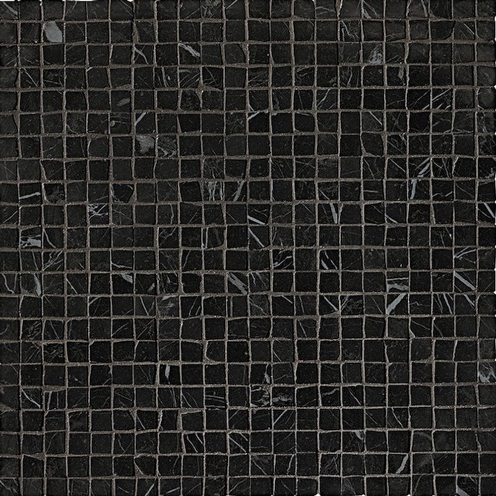 Мозаика Roma Diamond Nero Reale Gres Micromos 30x30