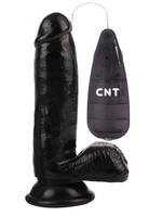 Черный реалистичный вибратор 6.7 Stud Realistic Dildo - 17,5 см. (Цвет: черный)