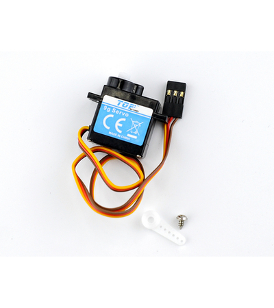 Сервомашинка 9g для самолета Top RC 400 Class Cessna 182 (закрылки), провод 250мм