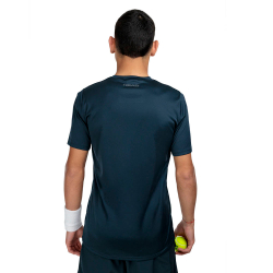 Футболка мужская HEAD Simple T-Shirt M 818811-NV-2XL, р.2XL, полиэстер, темно-синий