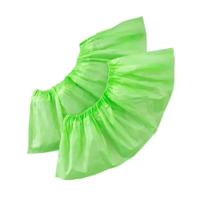 Бахилы гладкие 20 мкр детские 1000 пар зеленые