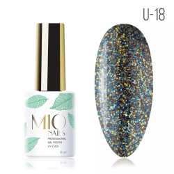 Гель-лак MIO NAILS U-18. Бенгальские огни, 8мл