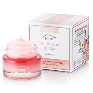 Petitfee Маска для губ с маслом камелии - Oil blossom lip mask (Camellia seed oil), 15г