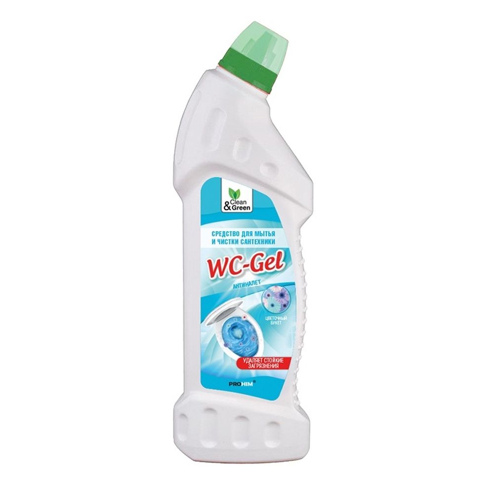 СРЕДСТВО ДЛЯ МЫТЬЯ И ЧИСТКИ САНТЕХНИКИ WC GEL 750МЛ CG8074